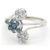 Image 2 : 0.75ctw Diamond Ring - 14K White Gold