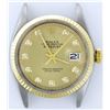 Image 2 : Rolex Two-Tone Diamond DateJust Men's Watch