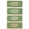 Image 2 : 1935 and 1957 $1 Star Silver Certificates Lot of 4