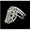 Image 1 : 14KT White Gold 0.62ctw Diamond Ring