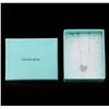Image 4 : Tiffany & Co. 0.56ctw Diamond Pendant With Chain - 18KT White Gold