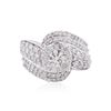 Image 2 : 14KT White Gold 2.44ctw Diamond Ring