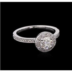 0.72ctw Diamond Ring - 14KT White Gold