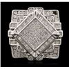 Image 2 : 14KT White Gold 2.77ctw Diamond Ring