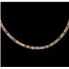 Image 1 : 51.75ctw Multi-Gemstone Necklace - 14KT Yellow Gold
