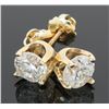 Image 6 : 2.06ctw Diamond Stud Earrings - 14KT Yellow Gold