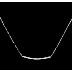 0.84ctw Diamond Necklace - 14KT White Gold