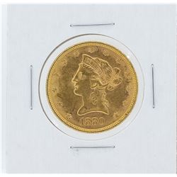 1880 $10 Liberty Head Eagle Gold Coin