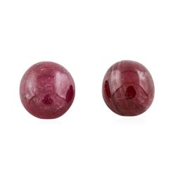 13.73ctw. Cabochon Cut Ruby Parcel