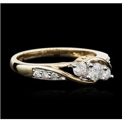 10KT Yellow Gold 0.50ctw Diamond Ring