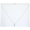 Image 8 : 0.46ctw Diamond Pendant With Chain - 14KT Yellow Gold