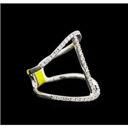 0.60ctw Diamond Ring - 14KT White Gold