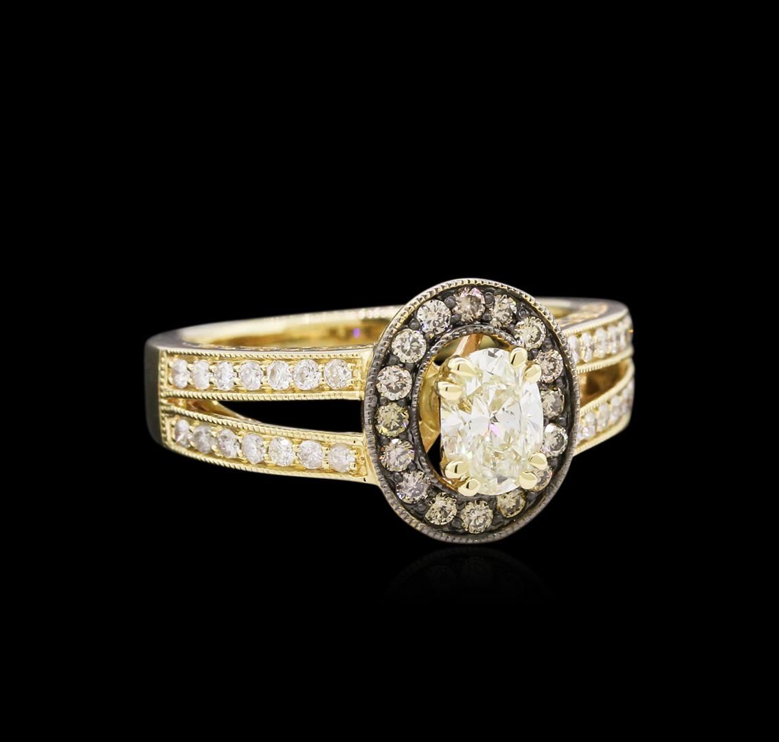14KT Yellow Gold 0.95ctw Diamond Unity Ring
