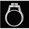 Image 3 : 14KT White Gold GIA Certified 2.74ctw Brilliant Cut Diamond Ring