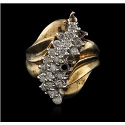 0.95ctw Diamond Ring - 10KT Yellow Gold