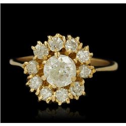 1.49ctw Diamond Ring - 18KT Yellow Gold