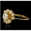 Image 3 : 1.49ctw Diamond Ring - 18KT Yellow Gold
