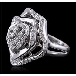 14KT White Gold 0.67ctw Diamond Ring