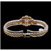 Image 6 : 14KT Yellow Gold 0.52ctw Diamond and Cubic Zirconia Coin Ensemble
