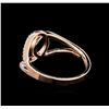 Image 3 : 0.32ctw Diamond Ring - 14KT Rose Gold