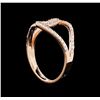 Image 4 : 0.32ctw Diamond Ring - 14KT Rose Gold