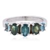 Image 2 : Platinum 1.33ctw Paraiba Tourmaline Ring