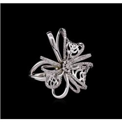 14KT White Gold 1.22ctw Diamond Ring