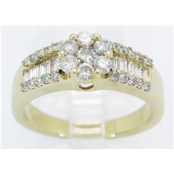 0.75ctw Diamond Ring - 14K yellow Gold