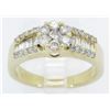 Image 1 : 0.75ctw Diamond Ring - 14K yellow Gold