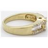 Image 9 : 0.75ctw Diamond Ring - 14K yellow Gold