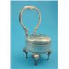 Image 1 : A novelty plated "chair" trinket box with enamelled seat, 5.5 ins....