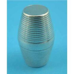 A George IV silver nutmeg box with barrel shaped case, Birmingham 1823, (lacks grater)....