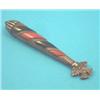 Image 1 : A Victorian Scottish silver paper knife handle with applied hardstone decoration....