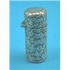 Image 1 : A Victorian Mordan & Co silver scent flask with ivy engraving, 2 ins....