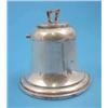 Image 1 : A George V silver bell shaped inkwell....