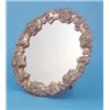 Image 1 : A Victorian silver toilet mirror of circular form with vineous border, Sheffield 1849, 12 ins....