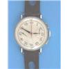Image 1 : A military issue wrist chronograph with chromed case and Arabic dial....