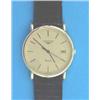 Image 1 : A gentlemans 9ct gold Longines wrist watch with quartz movement and date aperture....