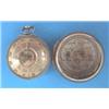 Image 1 : A George II silver pair-cased pocket watch with verge movement and silvered dial, signed Jos. Gre...