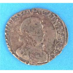 A 17th century Louis XIII third Ecu(?) (F, and clipped)....