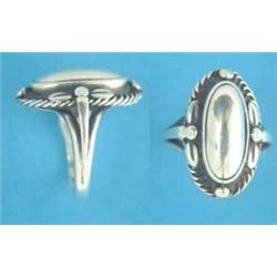 A Georg Jensen silver ring, pattern 1B...