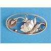 Image 1 : A Georg Jensen Sterling silver flowerhead brooch, No.274...