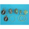 Image 1 : A Victorian gold ring, claw-set with an oval opal, an 18ct gold and opal ring, a 3 band ring and...