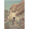 Image 1 : Frank Moss Bennett (1874-1953) oil on board, "Blacksmith's Cottage, Ashton, Devon", Signed, 14 x...