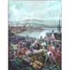 Image 1 : 'Petit' watercolour on ivory, The Second Siege of Maasticht, Signed, 7.75 x 6 ins....