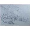Image 1 : William Callow (1812-1908) pencil, "Trent", Inscribed and dated Aug 6th '46, 10 x 14 ins....