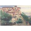 Image 1 : William Benjamin Chamberlin (Exh.1880-95) watercolour, "At Perugia, Italy", signed and dated '84,...
