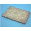 Image 1 : A Victorian silver card case with engraved foliate decoration, Maker George Unite, Birmingham 187...