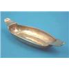 Image 1 : A Liberty & Co hammered silver trinket dish of oval form with lug handles, Birmingham 1911, 5.75...