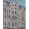 Image 1 : Alexander Jamieson (1873-1937) oil on wooden panel, The Stair gate at Blois, signed and dated 191...